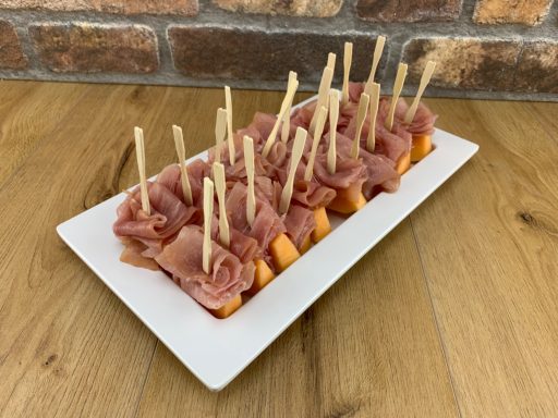 Melone-Schinken Spieß